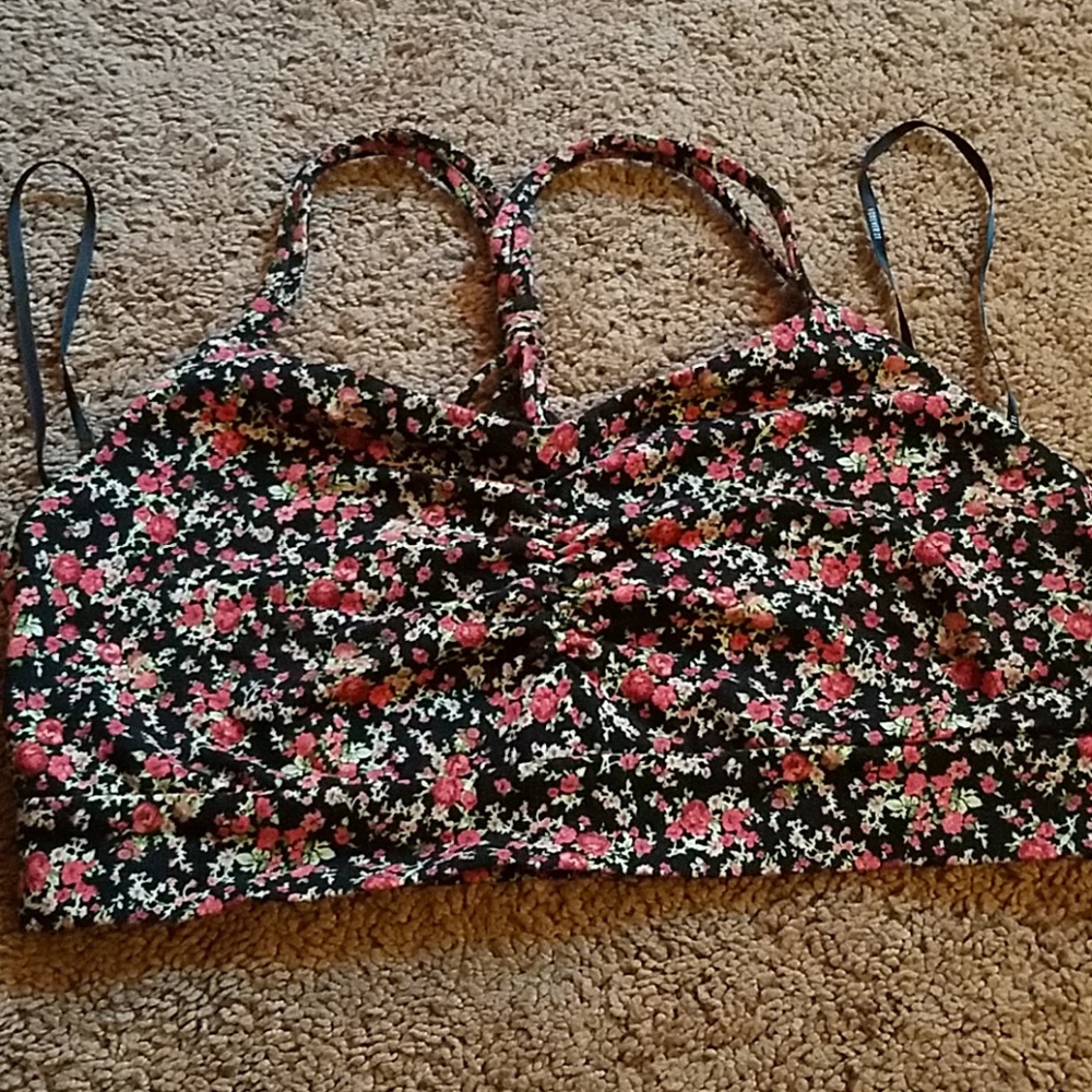 Floral crop top